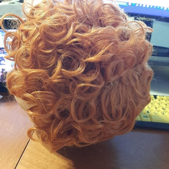 NEW TAG ! Beauexe 5 Pcs Curly Hair Set (Wig, Glass, Jewelery, Beads, Hair Band) main image 8